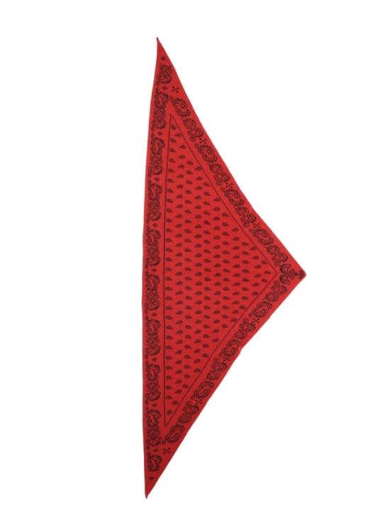 26FW 게스트 인 레지던스 머플러/스카프 A25210AL CARMINE BLACK Red