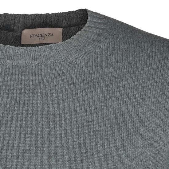 26FW 피아젠차 니트웨어 M105000102214044310 Grey - PIACENZA 1733