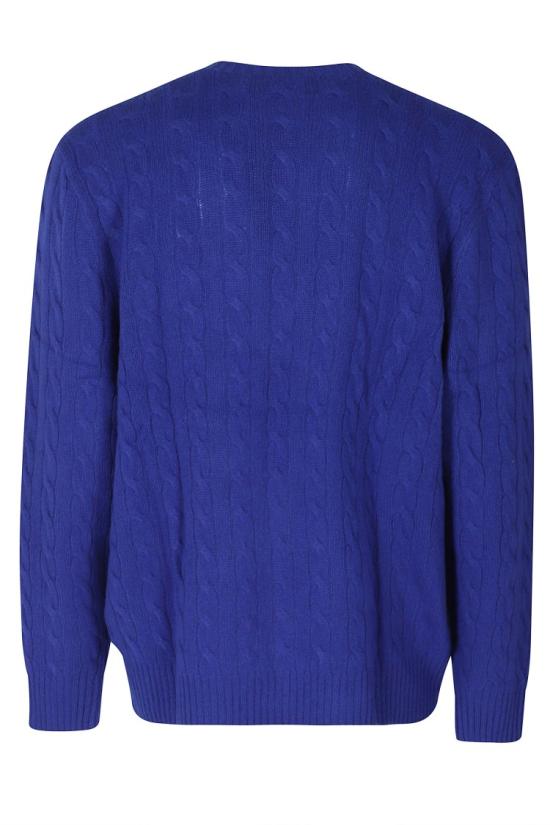 26FW 폴로 랄프로렌 케이블 니트 스웨터 710876762 099 Blue - POLO RALPH LAUREN