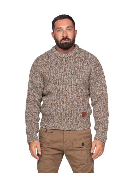 26FW 디스퀘어드2 니트웨어 S74HA1646 D13239 Brown - DSQUARED2