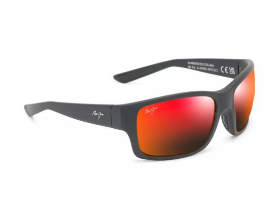 26SS 마우이짐 선글라스 블랙 Mj0604s 무광 사각 - MAUI JIM
