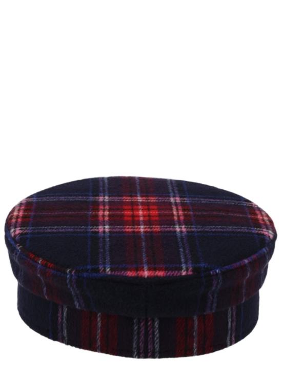 26FW 루슬란바진스키 베레모 KPC078034FW26 PWPLDBLUE RED Black - RUSLAN BAGINSKIY