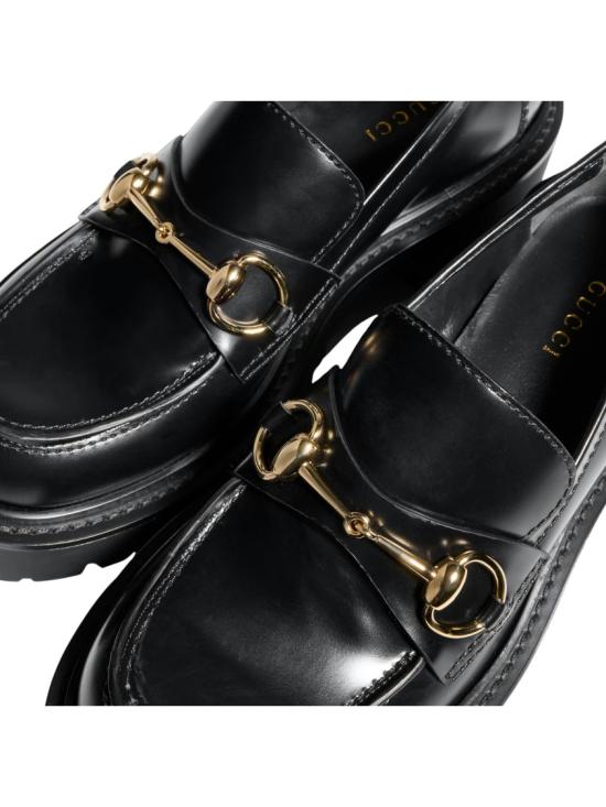26FW 구찌 홀스빗 러그 솔 로퍼 A0067V AAGKV Black - GUCCI