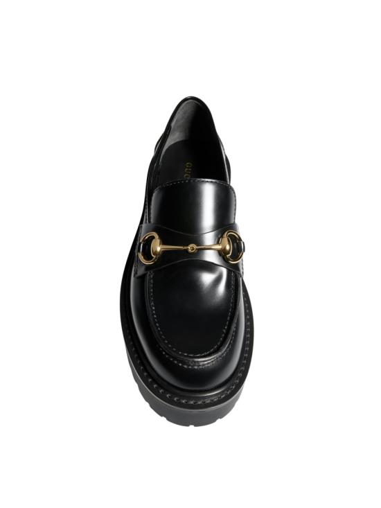 26FW 구찌 홀스빗 러그 솔 로퍼 A0067V AAGKV Black - GUCCI