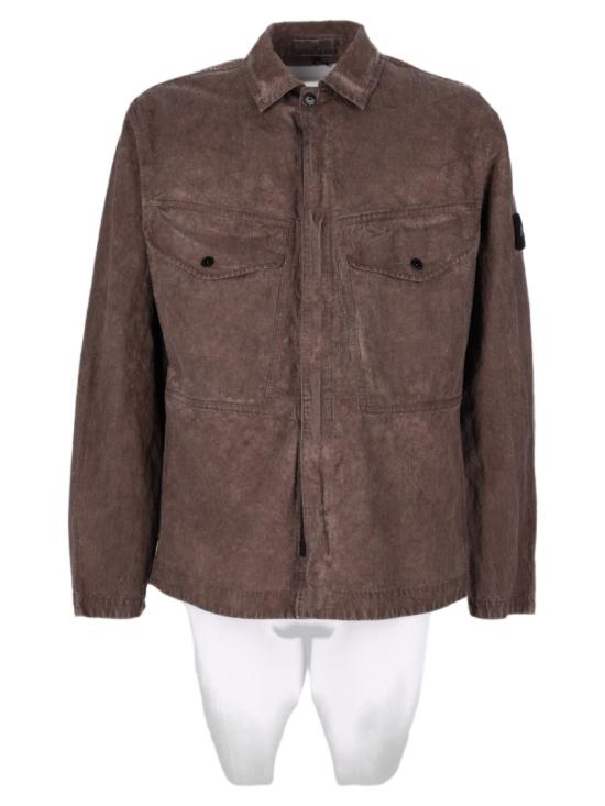  스톤 아일랜드 테라 이펙트 집업 코듀로이 오버셔츠 L2S151200029 S0446V0062 Grey