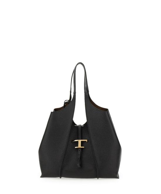 26FW 토즈 T 타임리스 스몰 쇼핑백 XBWTSBA0200Q8EB999 Black
