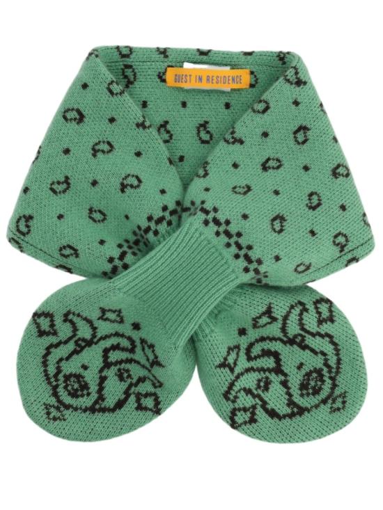 26FW 게스트 인 레지던스 머플러/스카프 A28819AL HIGHLAND BURNTCOCOA Green