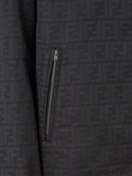 26FW 펜디 FF 모티프 나일론 프린티드 후디드 자켓 FW1463 AMYB Black - FENDI