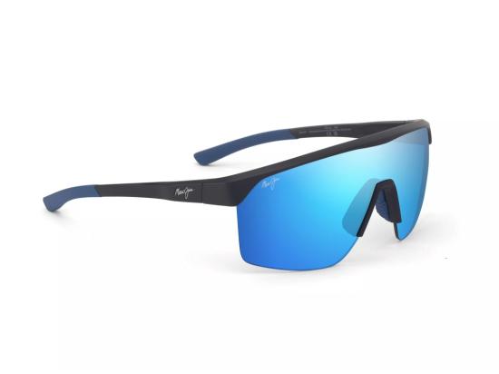 26SS 마우이짐 선글라스 블루 Mj0595s 랩어라운드 미러 - MAUI JIM