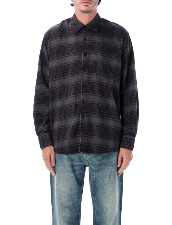 26FW 아워레가시 페이디드 녹턴 체크 플라넬 어보브 셔츠 M4262AFNFN Black