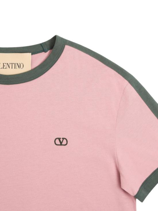 26FW 발렌티노 가라바니 반팔 티셔츠 9V0MG10VBR6 Pink - VALENTINO GARAVANI