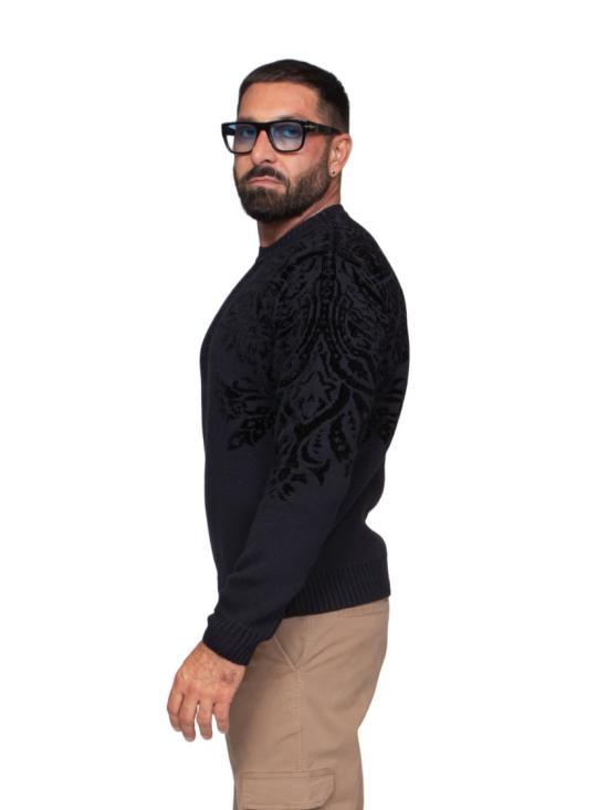 26FW 에트로 니트웨어 MRKF01119 AQ11D Black - ETRO