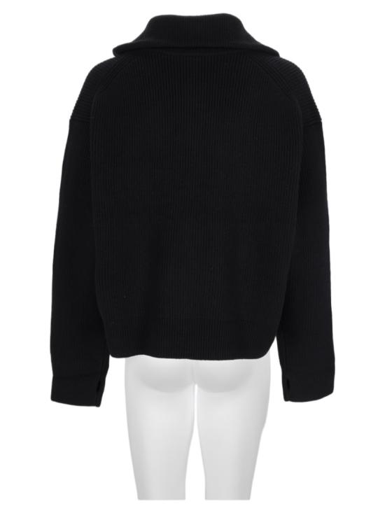 26FW 스튜디오 니콜슨 니트웨어 SANDOSSN 1497 BLACK - STUDIO NICHOLSON