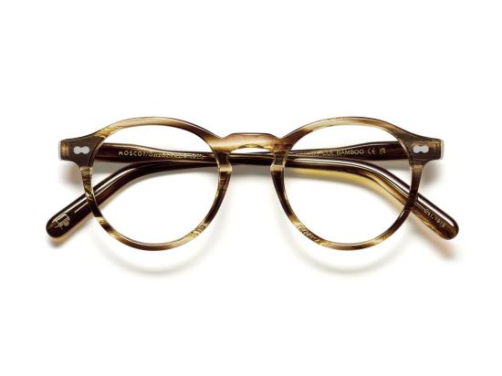 26SS 모스콧 선글라스 호피무늬 Or-Mil-O 반투명 원형 안경 - MOSCOT