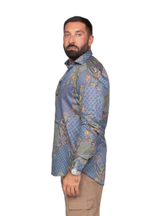26FW 에트로 셔츠 MRIB0001 99SA51N Grey - ETRO