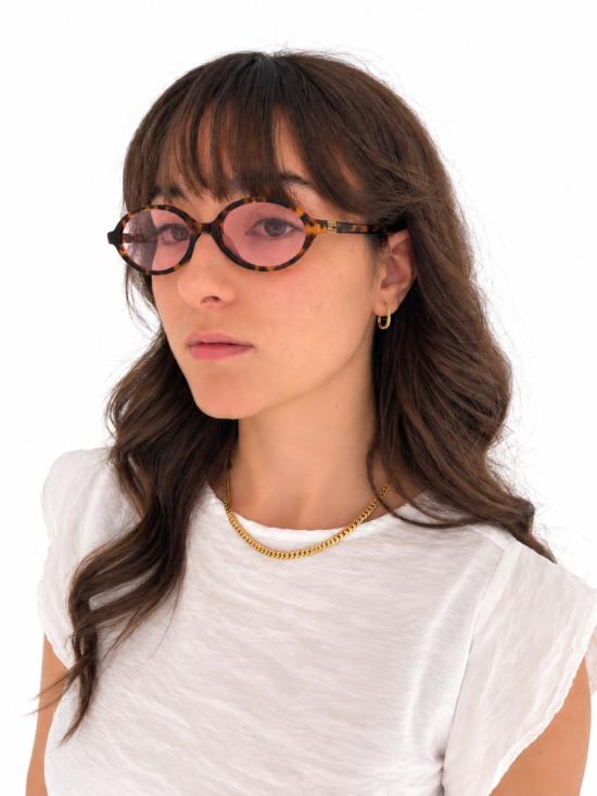 27FW 룩소티카 선글라스 18Y85B60A Brown - LUXOTTICA