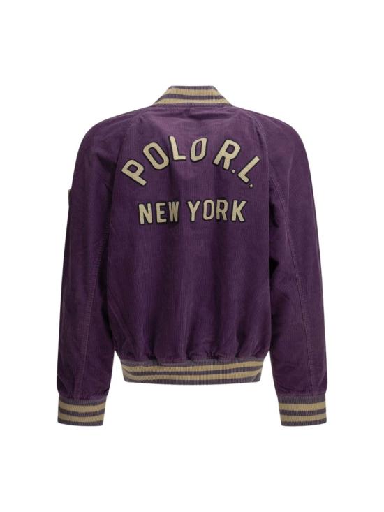 26FW 폴로 랄프로렌 코듀로이 레터 자켓 710B22992001 Black - POLO RALPH LAUREN