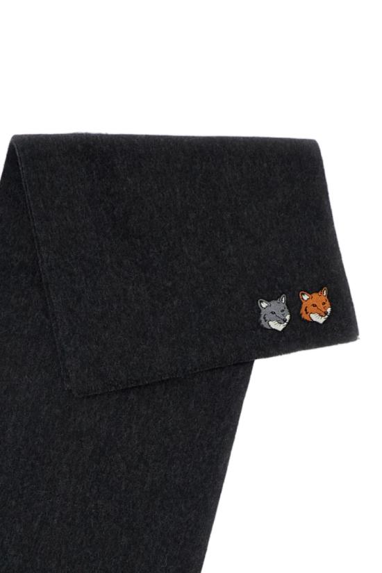 26FW 메종키츠네 머플러/스카프 MRUAT04WB0060P190 Grey - MAISON KITSUNE