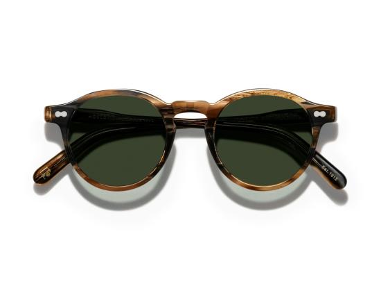 26SS 모스콧 선글라스 호피무늬 Or-Mil-S 원형 아세테이트 - MOSCOT