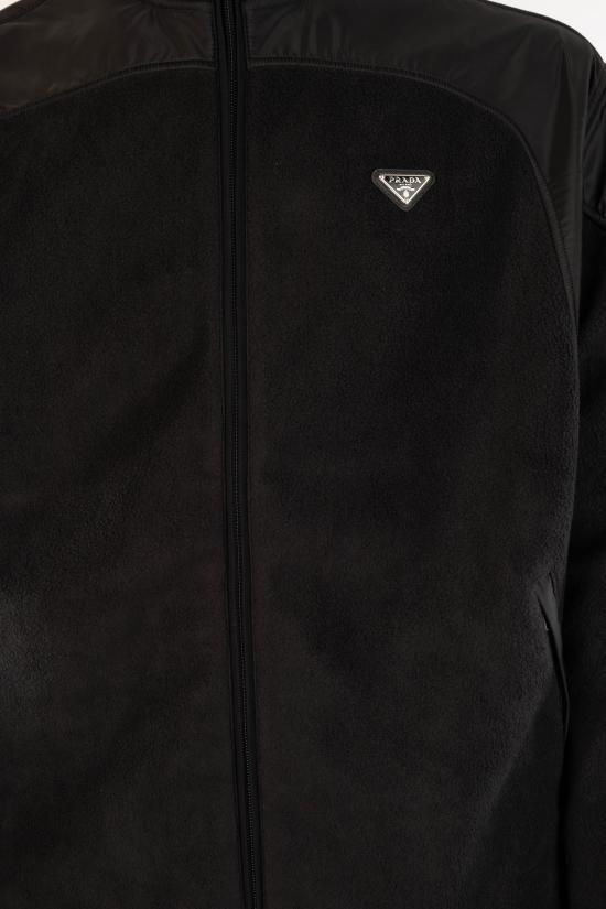 26FW 프라다 후드 티셔츠 UJL54D6381 F0002 Nero - PRADA