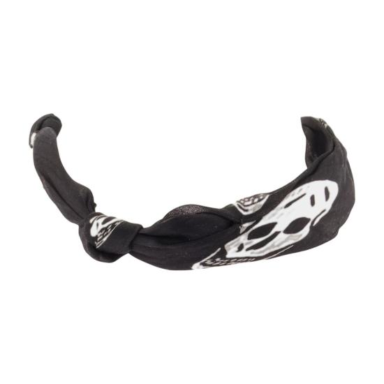 26FW 알렉산더 맥퀸 팔찌 A0002V1JAAL8497 BLACK WHITE SILVER