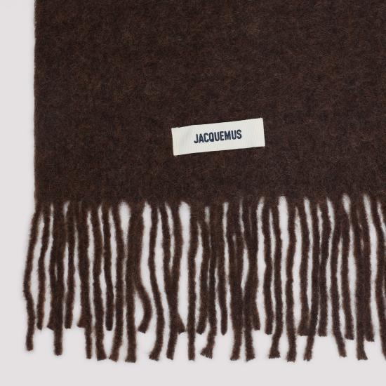 26FW 자크뮈스 프린지 울 스카프 ACU00572BOT4032850 BROWN - JACQUEMUS