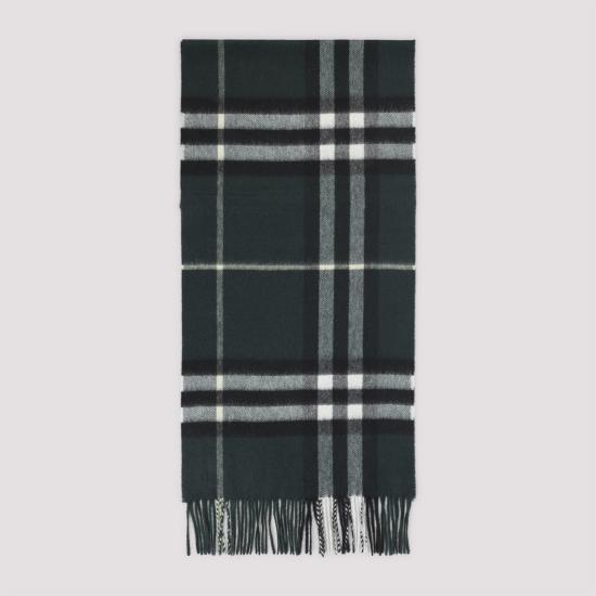 26SS 버버리 체크 캐시미어 스카프 8112629C1221 ANCHOR GREEN - BURBERRY
