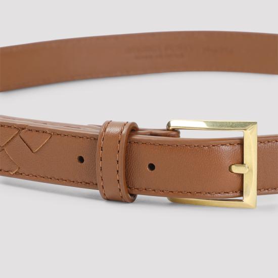 26FW 보테가베네타 레귤러 벨트 871643V0HW52443 TANNIN BRASS VIBRATO - BOTTEGA VENETA