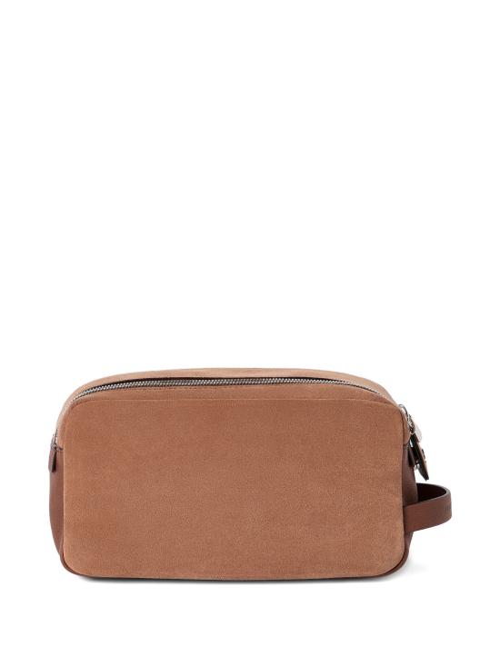 26FW 브루넬로 쿠치넬리 뷰티 케이스 MWDMBU334PCON10 NOCCIOLA TABACCO - BRUNELLO CUCINELLI