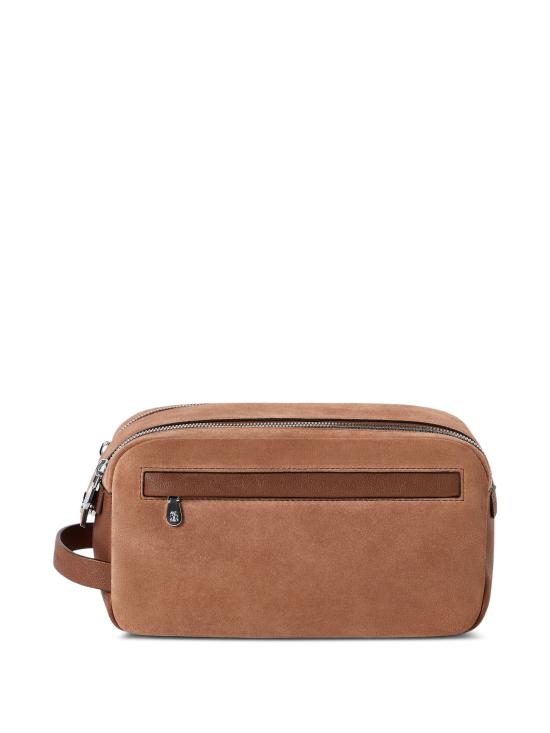 26FW 브루넬로 쿠치넬리 뷰티 케이스 MWDMBU334PCON10 NOCCIOLA TABACCO