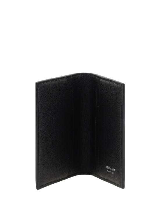 26FW 살바토레 페라가모 모노그램 카드 홀더 780074001 BLACK - SALVATORE FERRAGAMO