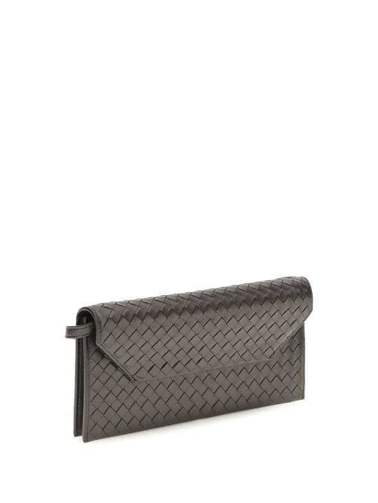 26FW 보테가베네타 인트레치아토 피콜로 엔벨로프 파우치 A0067TV0HW42094 ESPRESSO BRASS V - BOTTEGA VENETA