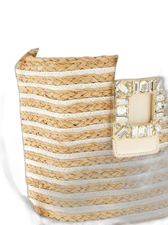 26SS 로저비비에 비브 스케이드 버킷백 RBWAOKK4100V6Z0J03 B001 BIANCO C019 CIRE - ROGER VIVIER