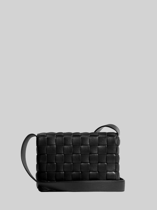 26FW 보테가베네타 오르토 메신저백 876364V6SO01089 BLACK SILVER - BOTTEGA VENETA