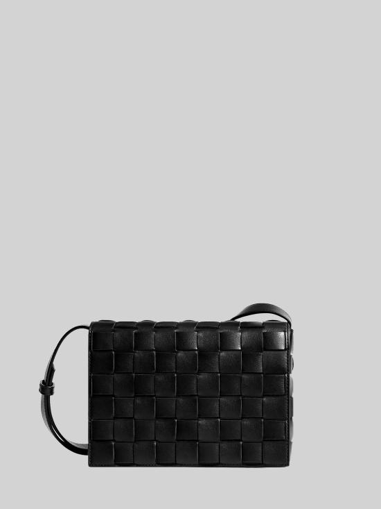 26FW 보테가베네타 오르토 메신저백 876364V6SO01089 BLACK SILVER