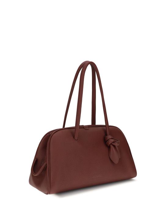 26FW 자크뮈스 투리스모 소프트 볼링백 BAU00417AC03A03490 BURGUNDY - JACQUEMUS