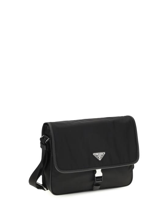 26FW 프라다 리나일론 사피아노 레더 숄더백 2VD087VOOO2DMHF0002 NERO - PRADA