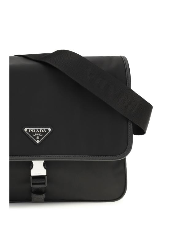 26FW 프라다 리나일론 사피아노 레더 숄더백 2VD087VOOO2DMHF0002 NERO - PRADA