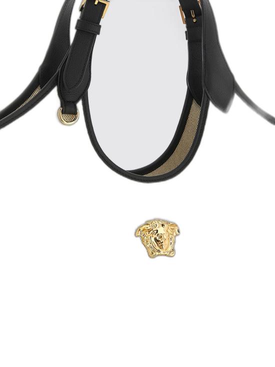 26SS 베르사체 라 메두사 캔버스 토트백 10222101A034942K86V ROPE BLACK VERSACE GOLD - VERSACE
