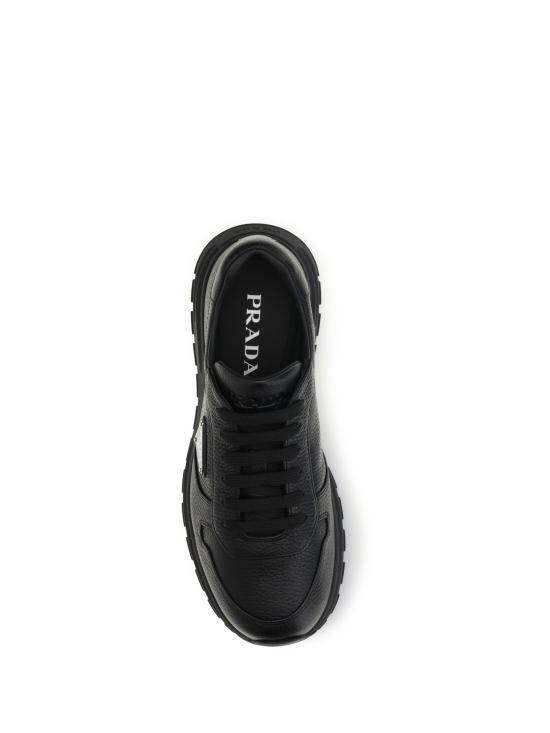 26FW 프라다 프랙스 2.0 스웨이드 시어링 로우탑 스니커즈 2EE443FG000013F0002 NERO - PRADA