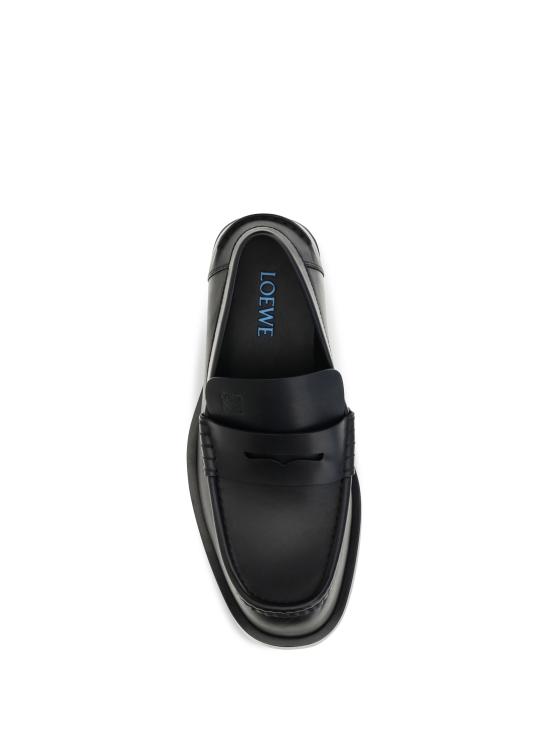 26FW 로에베 보바인 샤이니 카프스킨 로퍼 M815290X011100 BLACK - LOEWE