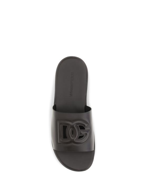 26FW 돌체앤가바나 뮬/슬리퍼 A80397A03638H042 CIOCCOLATO FONDENTE - DOLCE & GABBANA