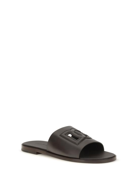 26FW 돌체앤가바나 뮬/슬리퍼 A80397A03638H042 CIOCCOLATO FONDENTE - DOLCE & GABBANA