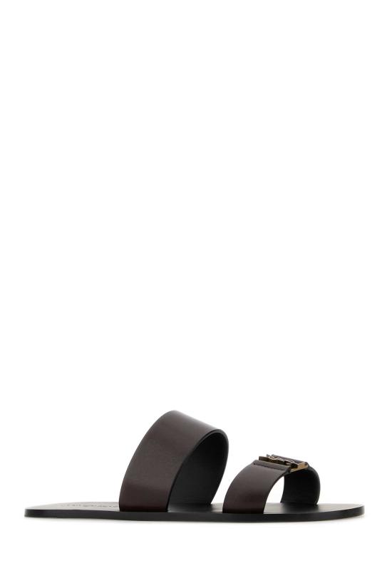 26SS 생로랑 뮬/슬리퍼 863524DWETT2023 COFFEE - SAINT LAURENT