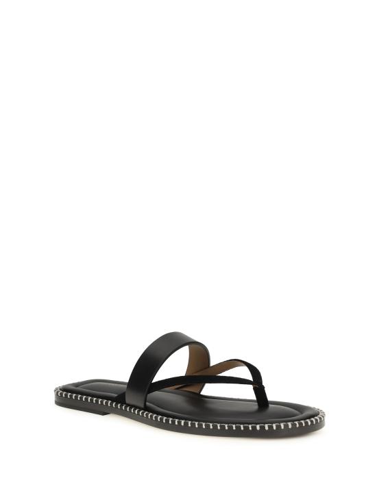26SS 드리스 반 노튼 레더 샌들 2610217380105900 BLACK - DRIES VAN NOTEN