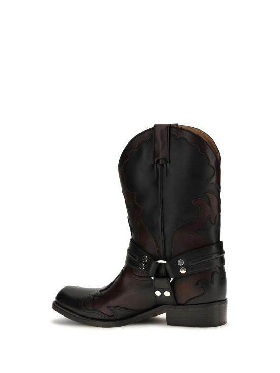 26FW 베르사체 부츠 10247431A180302BD6K BLACK BORDEAUX PALLADIUM - VERSACE