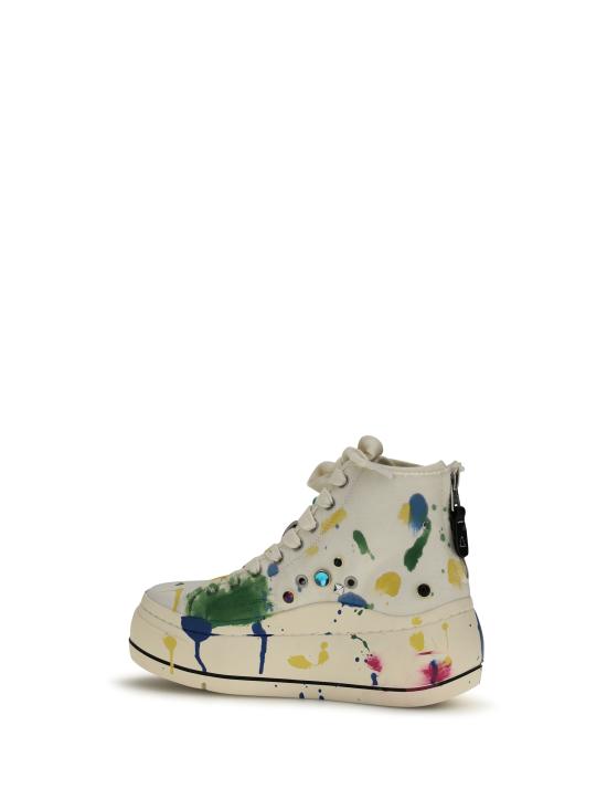 26SS 알13 스니커즈 R13S5029S255A OFF WHITE PAINT SPLATTER WITH STUDS - R13