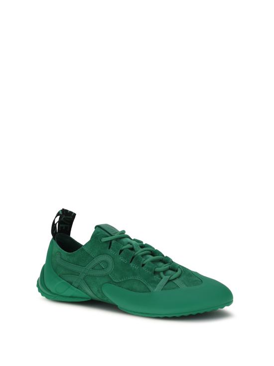 26SS 로에베 그립 스웨이드 카프스킨 스니커즈 L814282X764470 JUNGLE GREEN - LOEWE