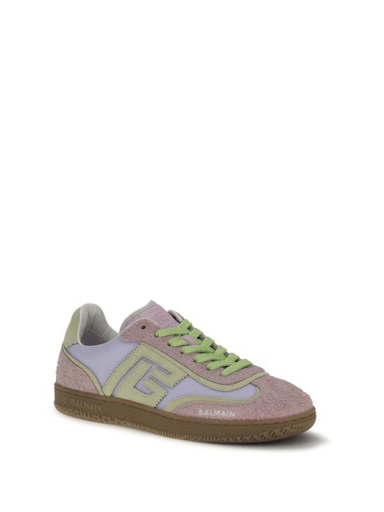26SS 발망 스니커즈 GN0VI769TECHQEI QEI LILAS VERT CLAIR - BALMAIN