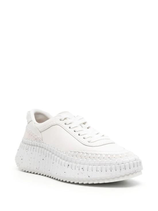 26FW 끌로에 스니커즈 CHC24S00RBD100 BRILLIANT WHITE - CHLOE